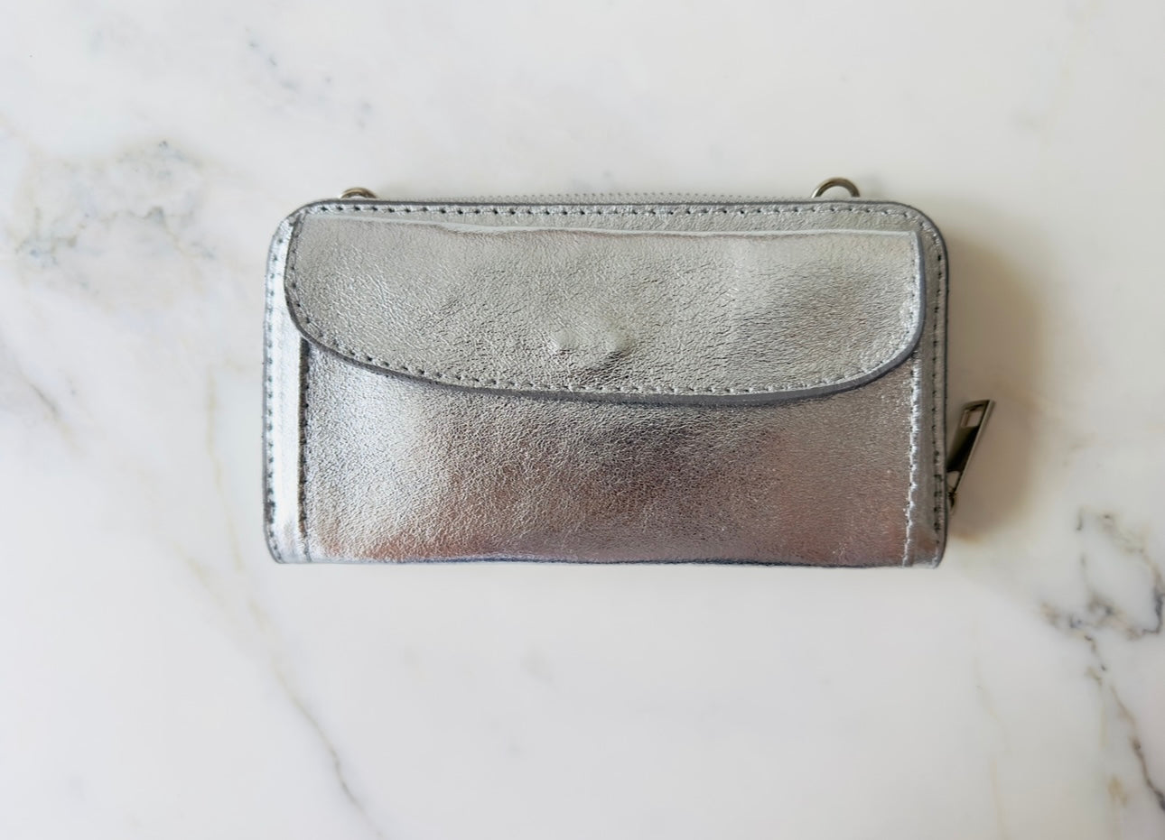 Geldbeuteltasche „Silber"