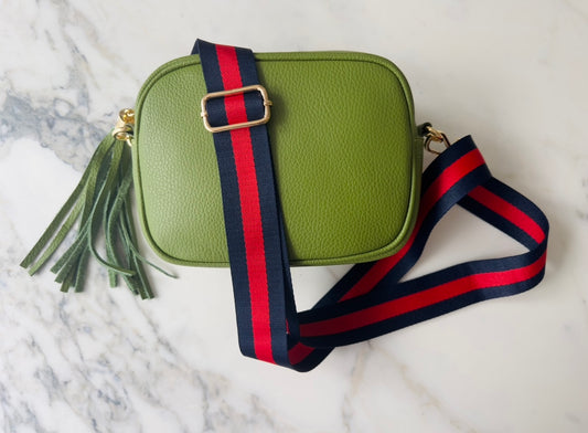 Crossbody "Avocado" inkl. Taschengurt "Royal Blau"