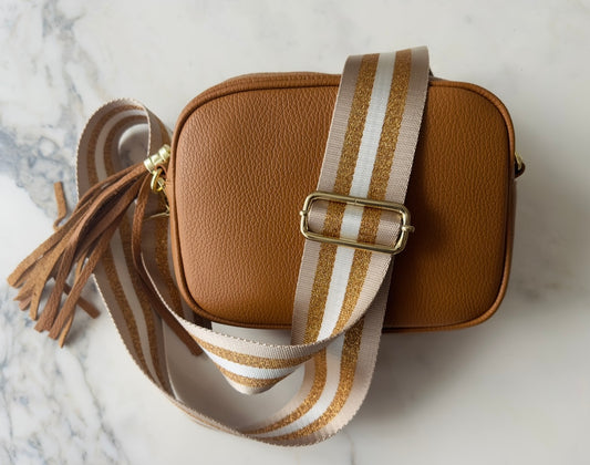 Crossbody "Autumn" inkl. Taschengurt "Sahara"