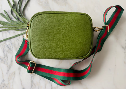 Crossbody "Avocado" inkl. Taschengurt "Royal Grün"