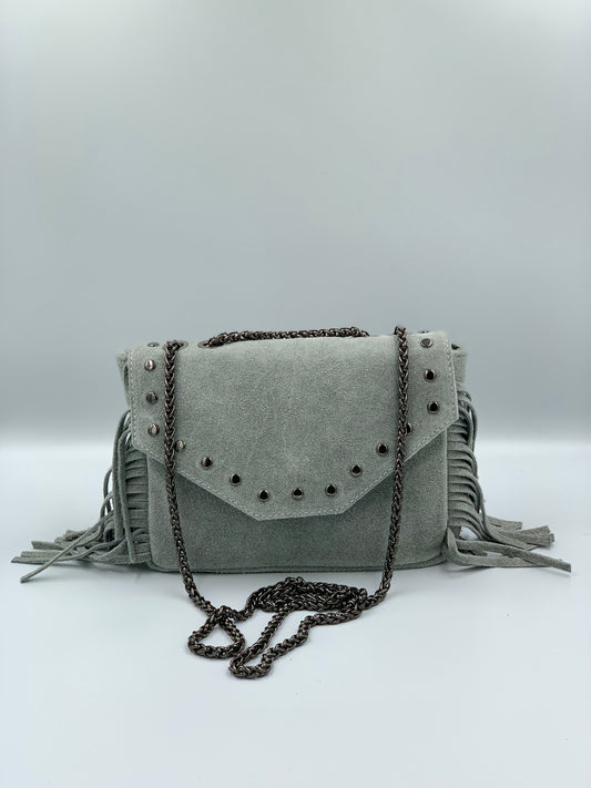 Schultertasche "Wild Grey"