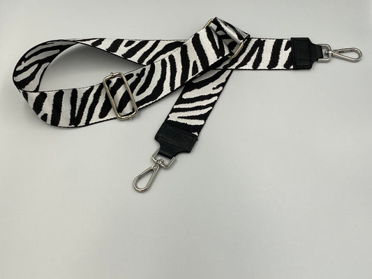 Taschengurt "Zebra Schwarz/Weiss"